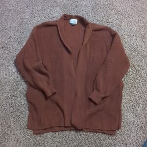 Brown cardigan